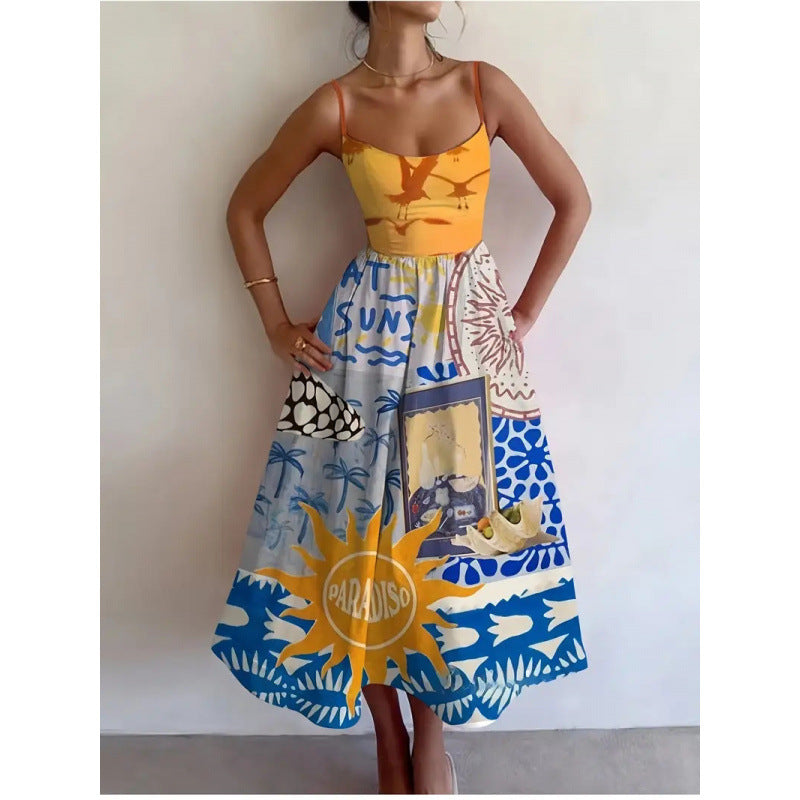 Seraphine | Paradise Sun Midi Dress