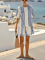 Comfy Round Neck Short Sleeve Two Piece Set