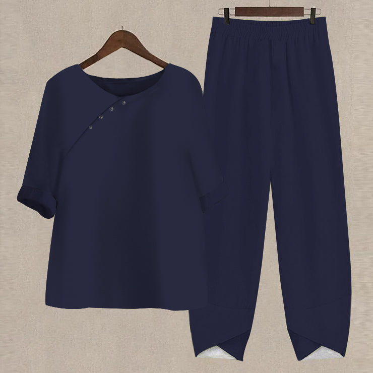 Blue Print Two Piece Set