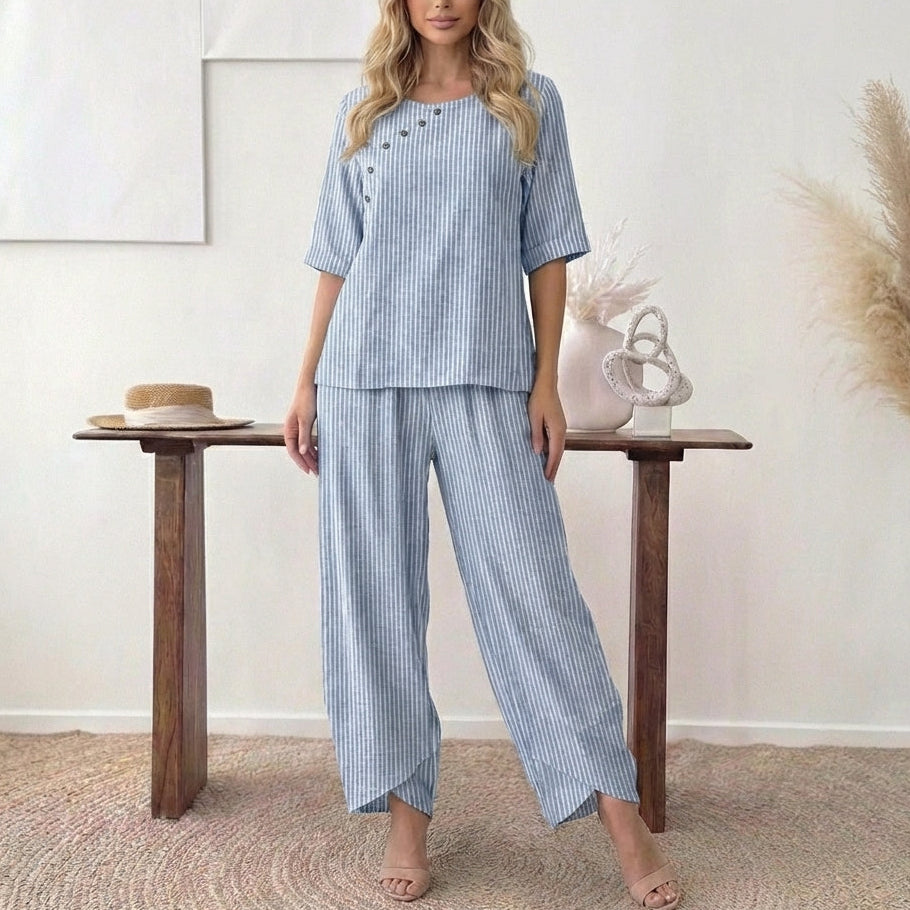 Blue Print Two Piece Set