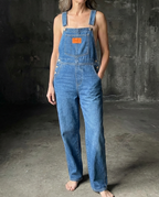 Harper | Straight Leg Bib Denim Overalls