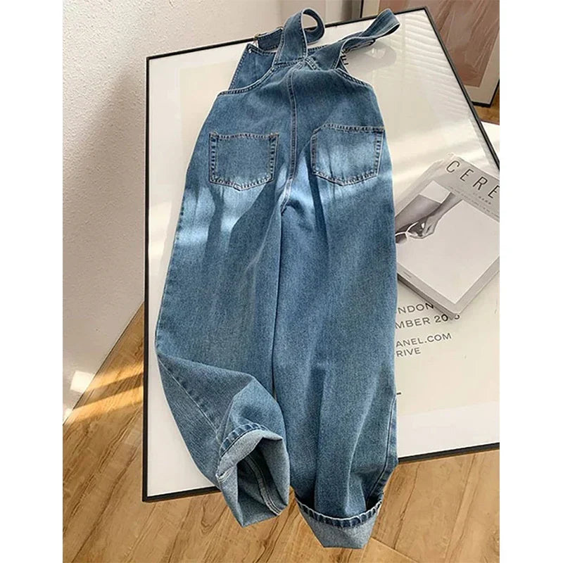 Harper | Straight Leg Bib Denim Overalls