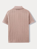 Modern Soft Cable Knit Shirt