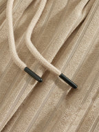 Breathable Vertical Stripe Matching Set
