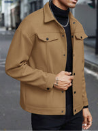 Casual Stylish Button Down Lapel Jackets