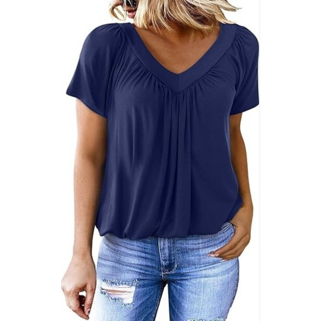 KENNEDY | Casual V-Neck Top