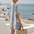 Comfy Round Neck Short Sleeve Two Piece Set