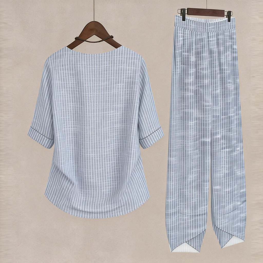 Blue Print Two Piece Set