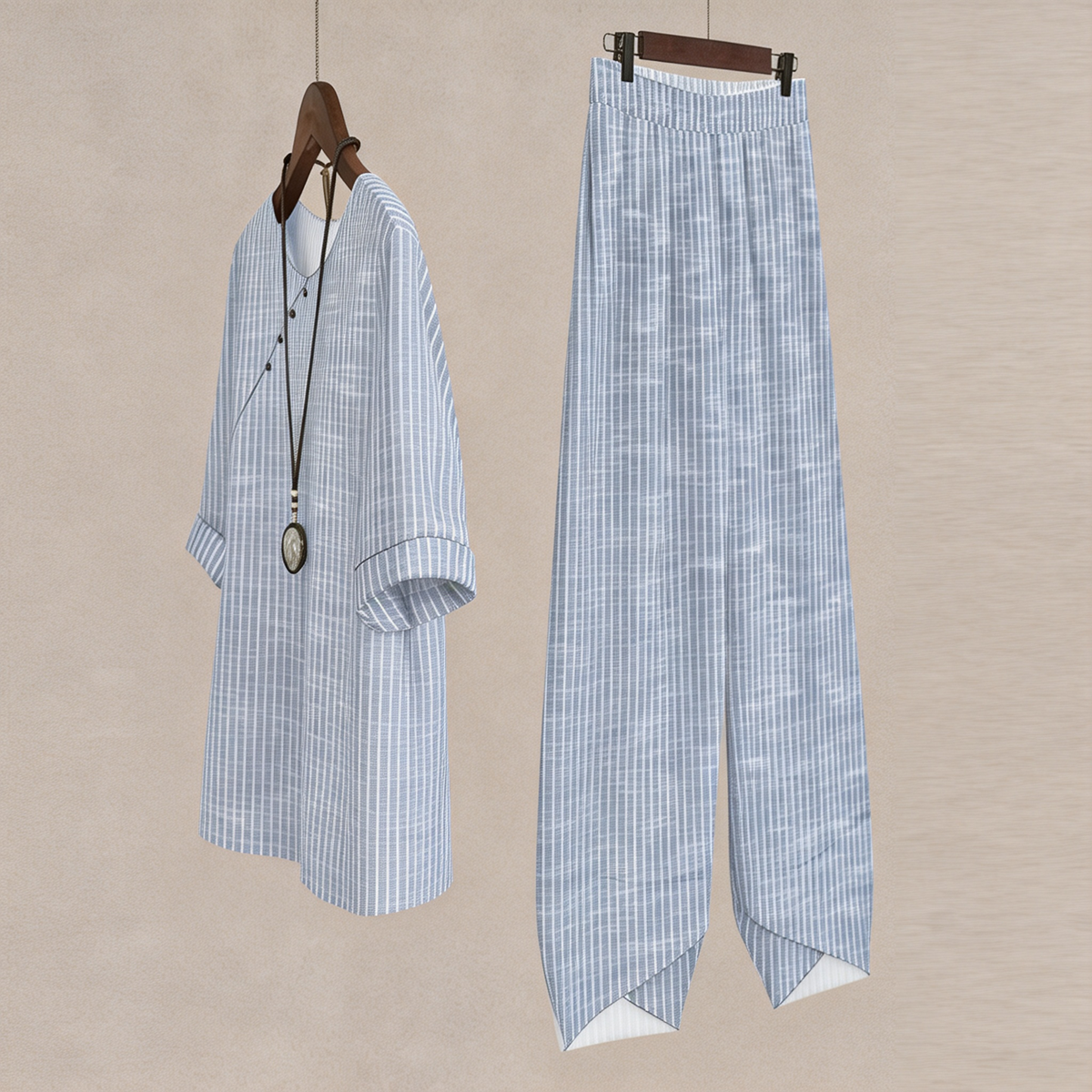Blue Print Two Piece Set